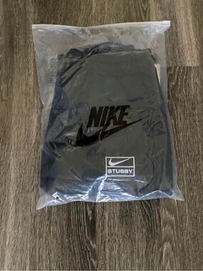 Nike Black Beanie with Stussy Patch